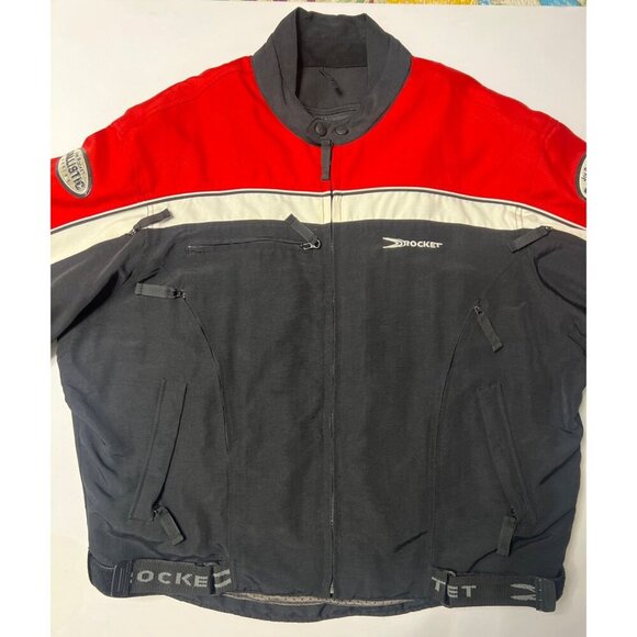 Joe Rocket Ballistic Series Jacket  Mens Red Black Motorcycle Jacket Size 2XL - Picture 4 of 16